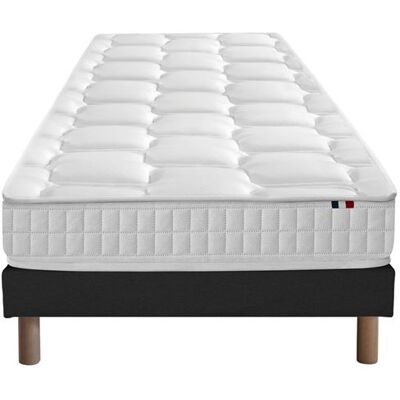 Id Literie - Ensemble literie avec Matelas à Ressorts Cosmos & Sommier en bois - Qualité française - Publicité Id Literie - Ensemble literie avec Matelas à Ressorts Cosmos & Sommier en bois - Qualité française - Publicité