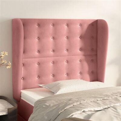 Tête de lit en Velours Rose VidaXL - Tête de lit - Publicité Tête de lit en Velours Rose VidaXL - Tête de lit - Publicité