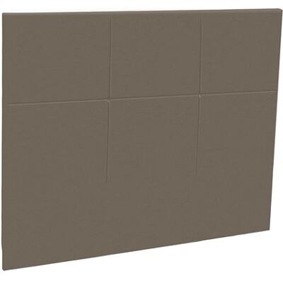 Tête de lit déco carré chic simili cuir cappuccino 160 - Epeda Taupe - Publicité Tête de lit déco carré chic simili cuir cappuccino 160 - Epeda Taupe - Publicité