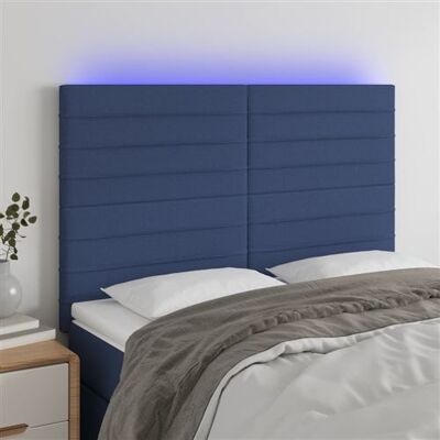 Tête de lit LED bleue moderne vidaXL - Tête de lit - Publicité Tête de lit LED bleue moderne vidaXL - Tête de lit - Publicité