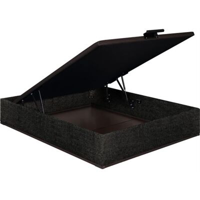 Non communiqué Sommier Lit Coffre Epeda Élite - Chenillé Gris 160x200 - Double Plateau Gris - Publicité Non communiqué Sommier Lit Coffre Epeda Élite - Chenillé Gris 160x200 - Double Plateau Gris - Publicité