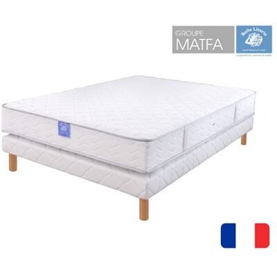 Ensemble matelas belle literie passion visco + sommier tapissier 120x190 - Publicité Ensemble matelas belle literie passion visco + sommier tapissier 120x190 - Publicité