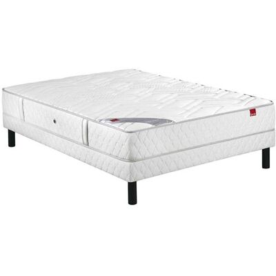 Ensemble Epeda Ressorts Multi Actif Paillette + Sommier + Pieds 150x200 - Publicité Ensemble Epeda Ressorts Multi Actif Paillette + Sommier + Pieds 150x200 - Publicité