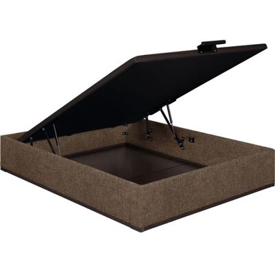 Non communiqué Sommier Lit Coffre Epeda Élite - Tramé Marron 160x200 Marron - Publicité Non communiqué Sommier Lit Coffre Epeda Élite - Tramé Marron 160x200 Marron - Publicité