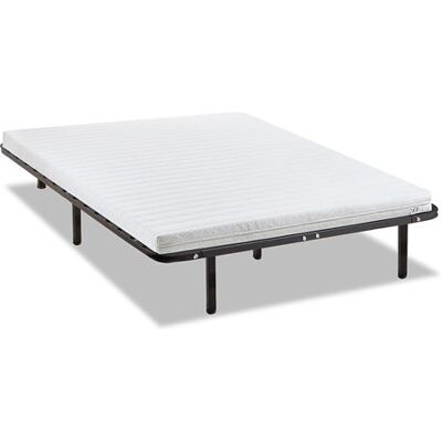 Ensemble Matelas et Sommier Egio 90x190cm - Latex, Hypoallergénique, Français - Publicité Ensemble Matelas et Sommier Egio 90x190cm - Latex, Hypoallergénique, Français - Publicité