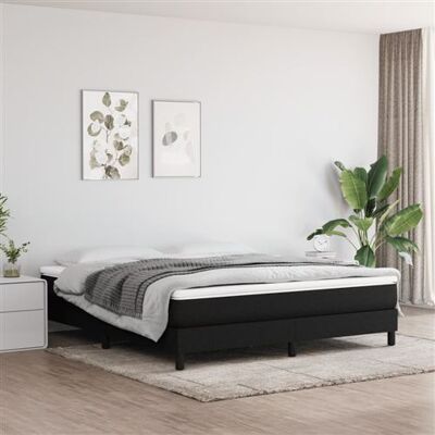 Lit avec matelas à ressorts ensachés vidaXL - Noir - Lit - Publicité Lit avec matelas à ressorts ensachés vidaXL - Noir - Lit - Publicité