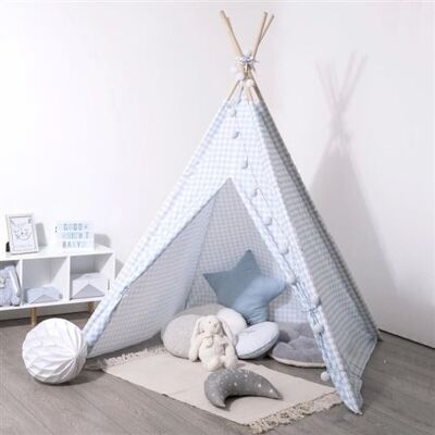 Atmosphera For Kids Tipi décoratif pour enfant bleu Atmosphera Bleu, Bleu - Publicité Atmosphera For Kids Tipi décoratif pour enfant bleu Atmosphera Bleu, Bleu - Publicité