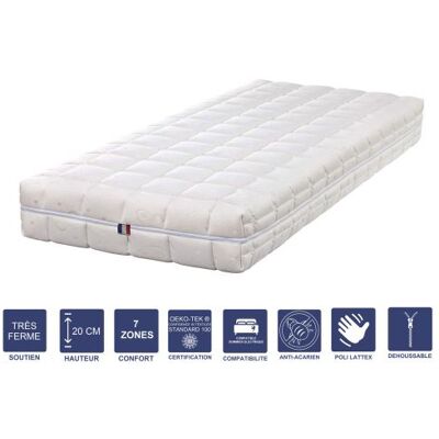 Non communiqué Lot de 2 Matelas Mémoire de Forme 100x200 x 20 cm Très Ferme - Spécial Sommier Electrique - Déhoussable Housse Lavable - 7 Zones de Confort - Noyau Poli Lattex HR Dernière Génération - Très Respirant - Publicité Non communiqué Lot de 2 Matelas Mémoire de Forme 100x200 x 20 cm Très Ferme - Spécial Sommier Electrique - Déhoussable Housse Lavable - 7 Zones de Confort - Noyau Poli Lattex HR Dernière Génération - Très Respirant - Publicité
