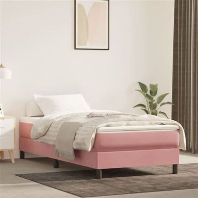 Non communiqué vidaXL Matelas de lit à ressorts ensachés Rose 90x190x20 cm Velours347713 - Publicité Non communiqué vidaXL Matelas de lit à ressorts ensachés Rose 90x190x20 cm Velours347713 - Publicité