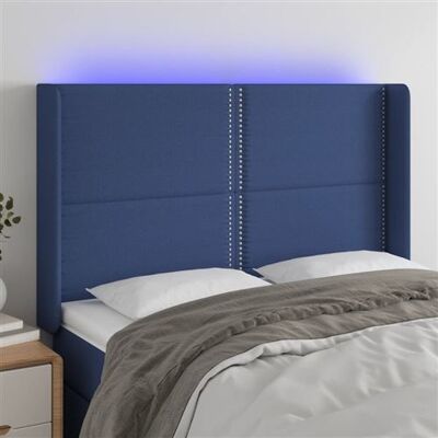 Tête de lit LED Bleue MaisonChic - Cadre de lit moderne et réglable - Publicité Tête de lit LED Bleue MaisonChic - Cadre de lit moderne et réglable - Publicité
