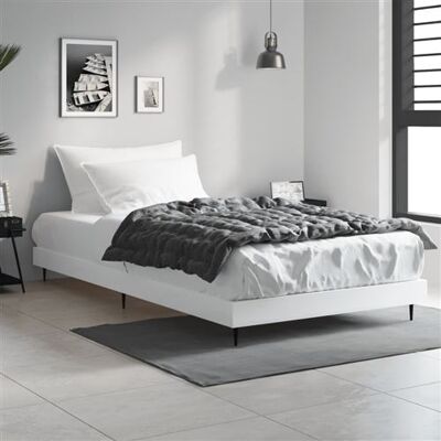 Non communiqué vidaXL Bedframe bewerkt hout wit 90x190 cm832301 Blanc - Publicité Non communiqué vidaXL Bedframe bewerkt hout wit 90x190 cm832301 Blanc - Publicité