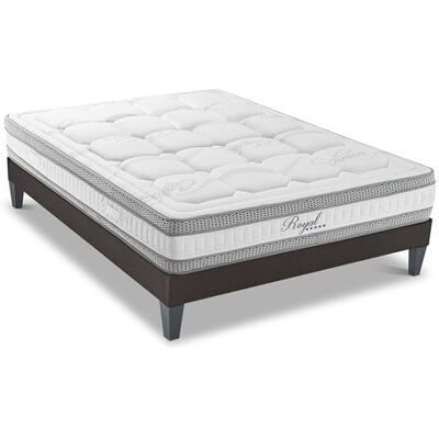 Ensemble Matelas à Mémoire de Forme et Sommier Royal - Vert - Publicité Ensemble Matelas à Mémoire de Forme et Sommier Royal - Vert - Publicité