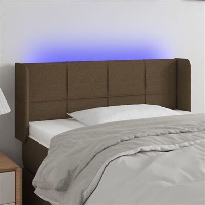 Tête de lit LED marron foncé MAISON CHIC - Réglable & Durable - Publicité Tête de lit LED marron foncé MAISON CHIC - Réglable & Durable - Publicité