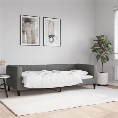 vidaXL Canapé-Lit - 80x200 cm, Gris Foncé, Moderne, Durable - Publicité vidaXL Canapé-Lit - 80x200 cm, Gris Foncé, Moderne, Durable - Publicité