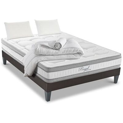 Matelas en Mousse à Mémoire Royal HYPSOM - Soutien Moyen - Fabriqué en France - Publicité Matelas en Mousse à Mémoire Royal HYPSOM - Soutien Moyen - Fabriqué en France - Publicité