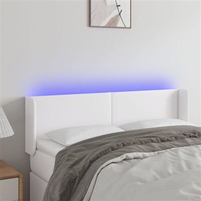 Tête de lit blanche avec LED MAISONCHIC - Accessoire chambre moderne - Publicité Tête de lit blanche avec LED MAISONCHIC - Accessoire chambre moderne - Publicité