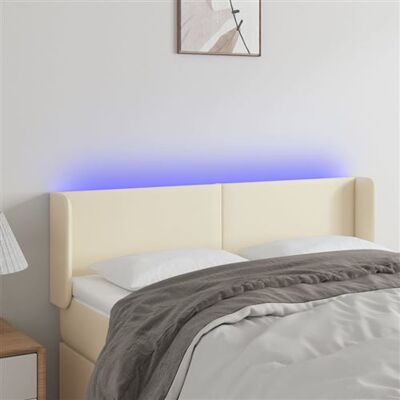 Tête de lit LED, Crème - Meubles de chambre - Publicité Tête de lit LED, Crème - Meubles de chambre - Publicité