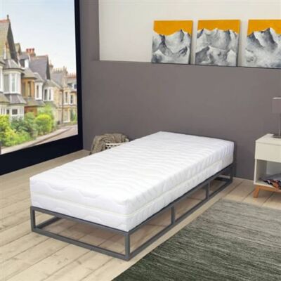 Non communiqué Matelas ressort 100x200 cm vidaxl accueil souple soutien ferme epaisseur 20 cm 7 zones housse de matelas - Publicité Non communiqué Matelas ressort 100x200 cm vidaxl accueil souple soutien ferme epaisseur 20 cm 7 zones housse de matelas - Publicité