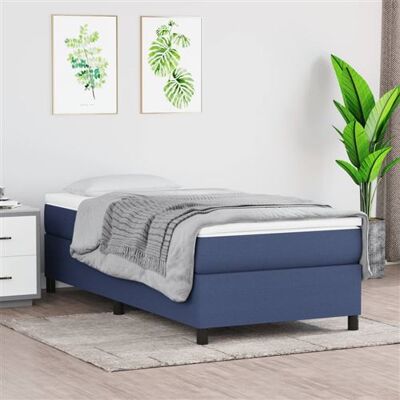 Lit MaisonChic - Bleu, 90x200cm, avec Matelas & Lattes - Lit - Publicité Lit MaisonChic - Bleu, 90x200cm, avec Matelas & Lattes - Lit - Publicité