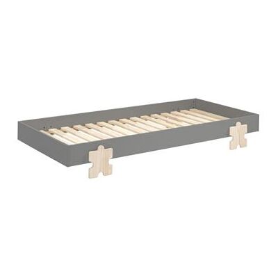 Lit Enfant VIPACK Modulo - Gris, Empilable, 90x200cm - Publicité Lit Enfant VIPACK Modulo - Gris, Empilable, 90x200cm - Publicité