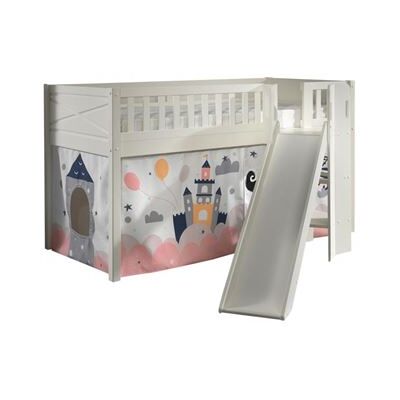 Lits superposé VIPACK Scott blanc avec toboggan et tour d'escalier - Lit enfant - Publicité Lits superposé VIPACK Scott blanc avec toboggan et tour d'escalier - Lit enfant - Publicité