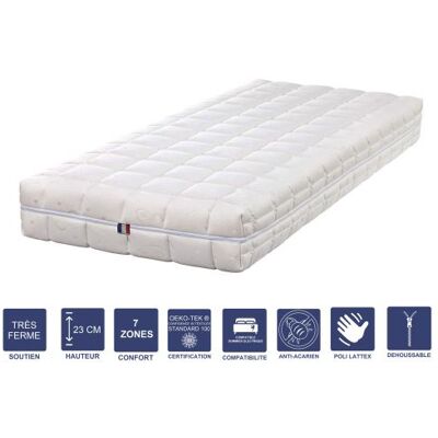 Non communiqué Lot de 2 Matelas Mémoire de Forme 100x200 x 23 cm Très Ferme - Spécial Sommier Electrique - Déhoussable Housse Lavable - 7 Zones de Confort - Noyau Poli Lattex HR Dernière Génération - Très Respirant - Publicité Non communiqué Lot de 2 Matelas Mémoire de Forme 100x200 x 23 cm Très Ferme - Spécial Sommier Electrique - Déhoussable Housse Lavable - 7 Zones de Confort - Noyau Poli Lattex HR Dernière Génération - Très Respirant - Publicité