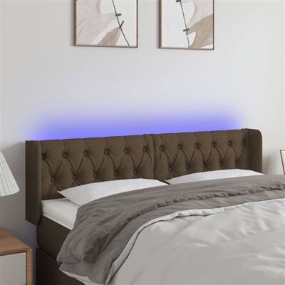 Vidaxl - Tête de lit moderne avec LED - Marron - Publicité Vidaxl - Tête de lit moderne avec LED - Marron - Publicité