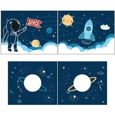 Non communiqué Rideau pour lit en hauteur en 4 parties Espace Bleu - Publicité Non communiqué Rideau pour lit en hauteur en 4 parties Espace Bleu - Publicité