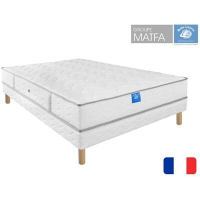 Ensemble matelas belle literie intimité + sommier tapissier 120x190 - Publicité Ensemble matelas belle literie intimité + sommier tapissier 120x190 - Publicité