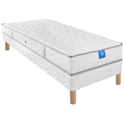 Ensemble matelas sardem belle literie intimité + sommier tapissier 90x190 - Publicité Ensemble matelas sardem belle literie intimité + sommier tapissier 90x190 - Publicité