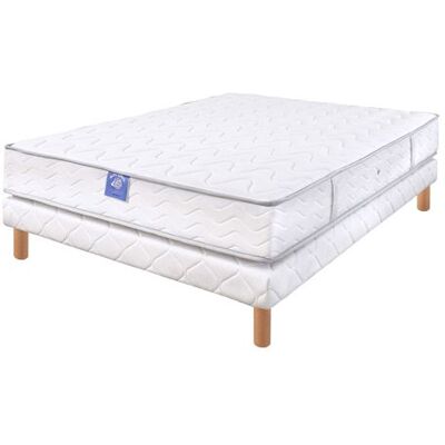 Ensemble matelas sardem belle literie forum visco + sommier tapissier 160x200 - Publicité Ensemble matelas sardem belle literie forum visco + sommier tapissier 160x200 - Publicité