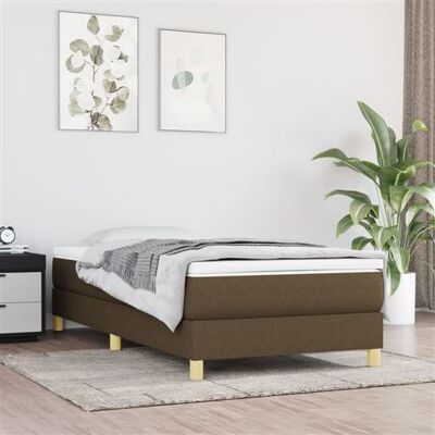 Maisonchic Lit Simple Marron Foncé - Lit - Publicité Maisonchic Lit Simple Marron Foncé - Lit - Publicité