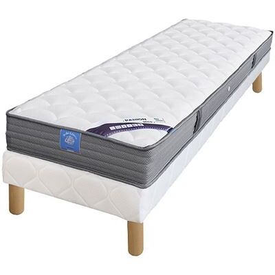 Ensemble matelas sardem belle literie passion visco + sommier tapissier 90x190 - Publicité Ensemble matelas sardem belle literie passion visco + sommier tapissier 90x190 - Publicité