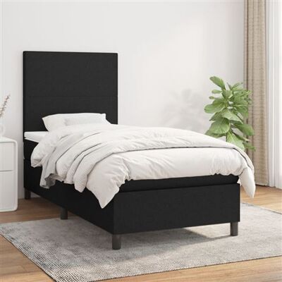 Non communiqué vidaXL Boxspring met matras stof zwart 90x190 cm3141579 Noir - Publicité Non communiqué vidaXL Boxspring met matras stof zwart 90x190 cm3141579 Noir - Publicité