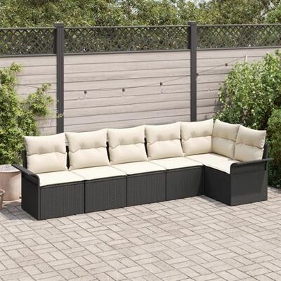 Ensemble de Canapés de Jardin Vidaxl - Résistant aux Intempéries, Modulaire, Pour Six - Publicité Ensemble de Canapés de Jardin Vidaxl - Résistant aux Intempéries, Modulaire, Pour Six - Publicité