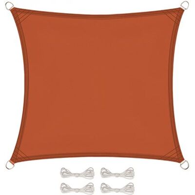 Non communiqué Voile d'ombrage carré pour terrasse, jardin, toile imperméable et résistant UV - 4 x 4 m - Terracotta - Linxor Terracotta - Publicité Non communiqué Voile d'ombrage carré pour terrasse, jardin, toile imperméable et résistant UV - 4 x 4 m - Terracotta - Linxor Terracotta - Publicité