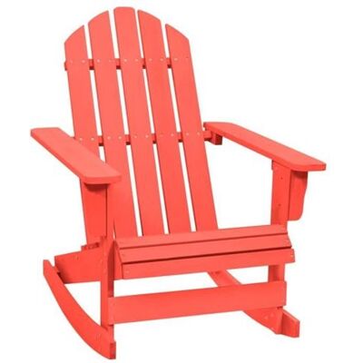 Chaise à bascule de jardin en pin massif vidaXL - Fauteuil de jardin - Publicité Chaise à bascule de jardin en pin massif vidaXL - Fauteuil de jardin - Publicité
