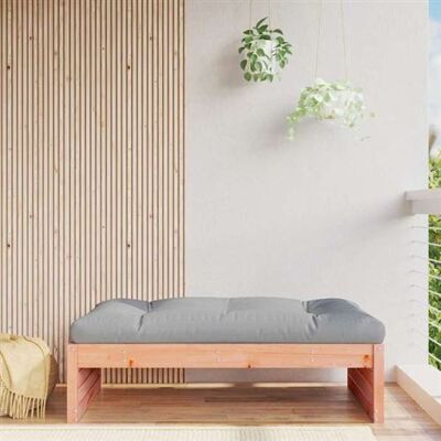 Canapé d'extérieur avec coussins - Pouf de jardin - Bois massif de douglas - Publicité Canapé d'extérieur avec coussins - Pouf de jardin - Bois massif de douglas - Publicité