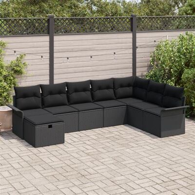 Generic - 8P Poly Rattan Ensemble Jardin - Canapés de Jardin - Publicité Generic - 8P Poly Rattan Ensemble Jardin - Canapés de Jardin - Publicité