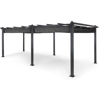 Blumfeldt Pantheon 3x6 - Gris - Aluminium - Pergola - Publicité Blumfeldt Pantheon 3x6 - Gris - Aluminium - Pergola - Publicité