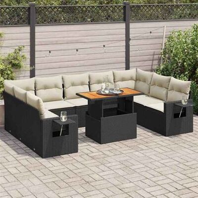 Non communiqué Salon de jardin modulable vidaxl noir bois massif 10 pieces 100 x 55 x 73 cm 2 personnes Noir - Publicité Non communiqué Salon de jardin modulable vidaxl noir bois massif 10 pieces 100 x 55 x 73 cm 2 personnes Noir - Publicité