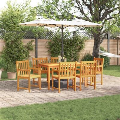 vidaXL - AKZ-SET4 - bois d'acacia - brun naturel - ensemble de meubles de jardin - Publicité vidaXL - AKZ-SET4 - bois d'acacia - brun naturel - ensemble de meubles de jardin - Publicité