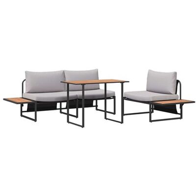 vidaXL Ensemble de 2 Cadres en Métal Gris Clair - Mobilier de Jardin - Publicité vidaXL Ensemble de 2 Cadres en Métal Gris Clair - Mobilier de Jardin - Publicité