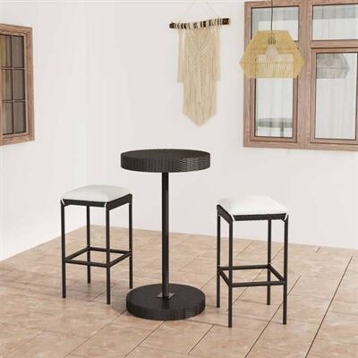 Non communiqué vidaXL Ensemble de Bar de Jardin 3 pcs avec Coussins Mobilier de Bistrot Salon de Jardin Ensemble de Salle à Manger 3064759 Noir - Publicité Non communiqué vidaXL Ensemble de Bar de Jardin 3 pcs avec Coussins Mobilier de Bistrot Salon de Jardin Ensemble de Salle à Manger 3064759 Noir - Publicité