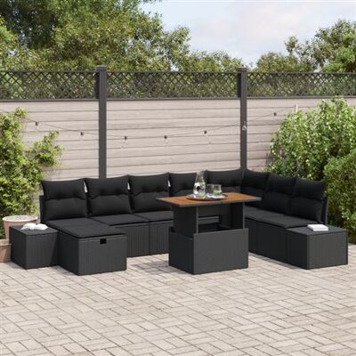 Marque Modèle - Ensemble de Canapés de Jardin - 9 Pièces - Publicité Marque Modèle - Ensemble de Canapés de Jardin - 9 Pièces - Publicité