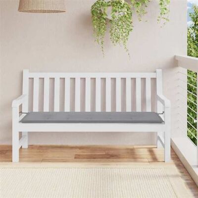 Coussin pour banc de jardin vidaXL - Gris - 150x50x3 cm - Coussin de banc de jardin - Publicité Coussin pour banc de jardin vidaXL - Gris - 150x50x3 cm - Coussin de banc de jardin - Publicité