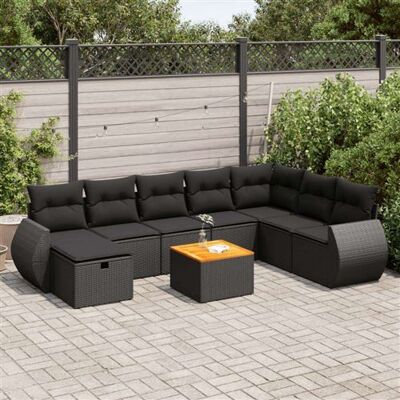 Non communiqué Salon de jardin modulable vidaxl resine tressee noir 9 pieces 62 x 71 x 69 cm 2 personnes noir - Publicité Non communiqué Salon de jardin modulable vidaxl resine tressee noir 9 pieces 62 x 71 x 69 cm 2 personnes noir - Publicité