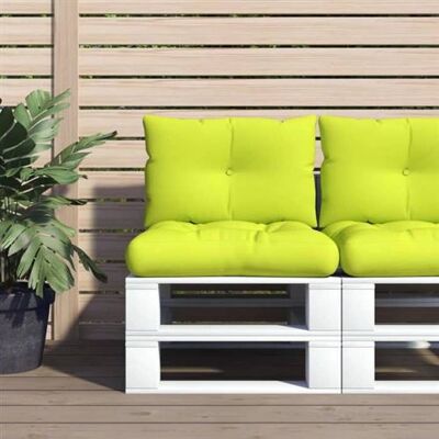 vidaXL Coussin pour palette - Tissu vert vif 2 pièces - Coussin palette - Publicité vidaXL Coussin pour palette - Tissu vert vif 2 pièces - Coussin palette - Publicité