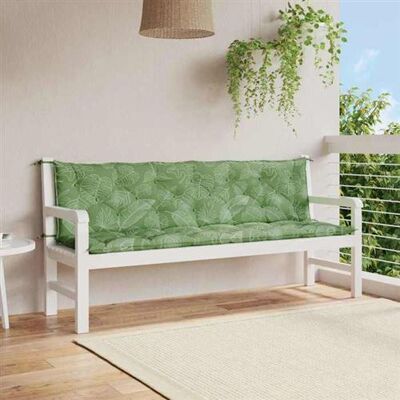 Non communiqué vidaXL Coussins de banc de jardin lot de 2 motif de feuilles tissu 361751 Vert - Publicité Non communiqué vidaXL Coussins de banc de jardin lot de 2 motif de feuilles tissu 361751 Vert - Publicité