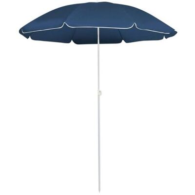 vidaXL Parasol en acier bleu 180cm - Ombrelle extérieure - Publicité vidaXL Parasol en acier bleu 180cm - Ombrelle extérieure - Publicité